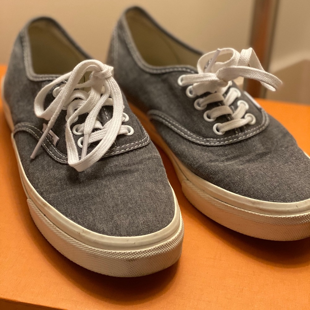Denim Gray Low Top Vans